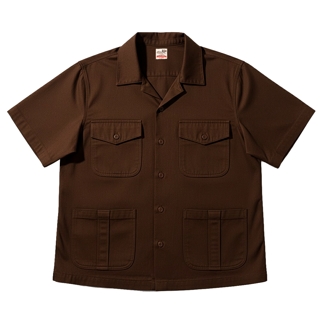 SAFARI FIELD SHIRT (BROWN)