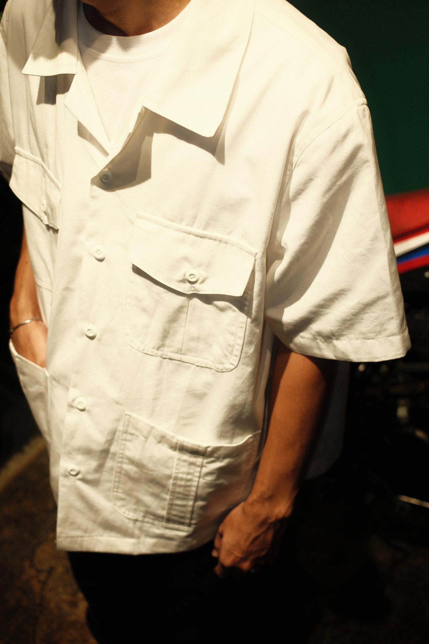 SAFARI FIELD SHIRT (WHITE)