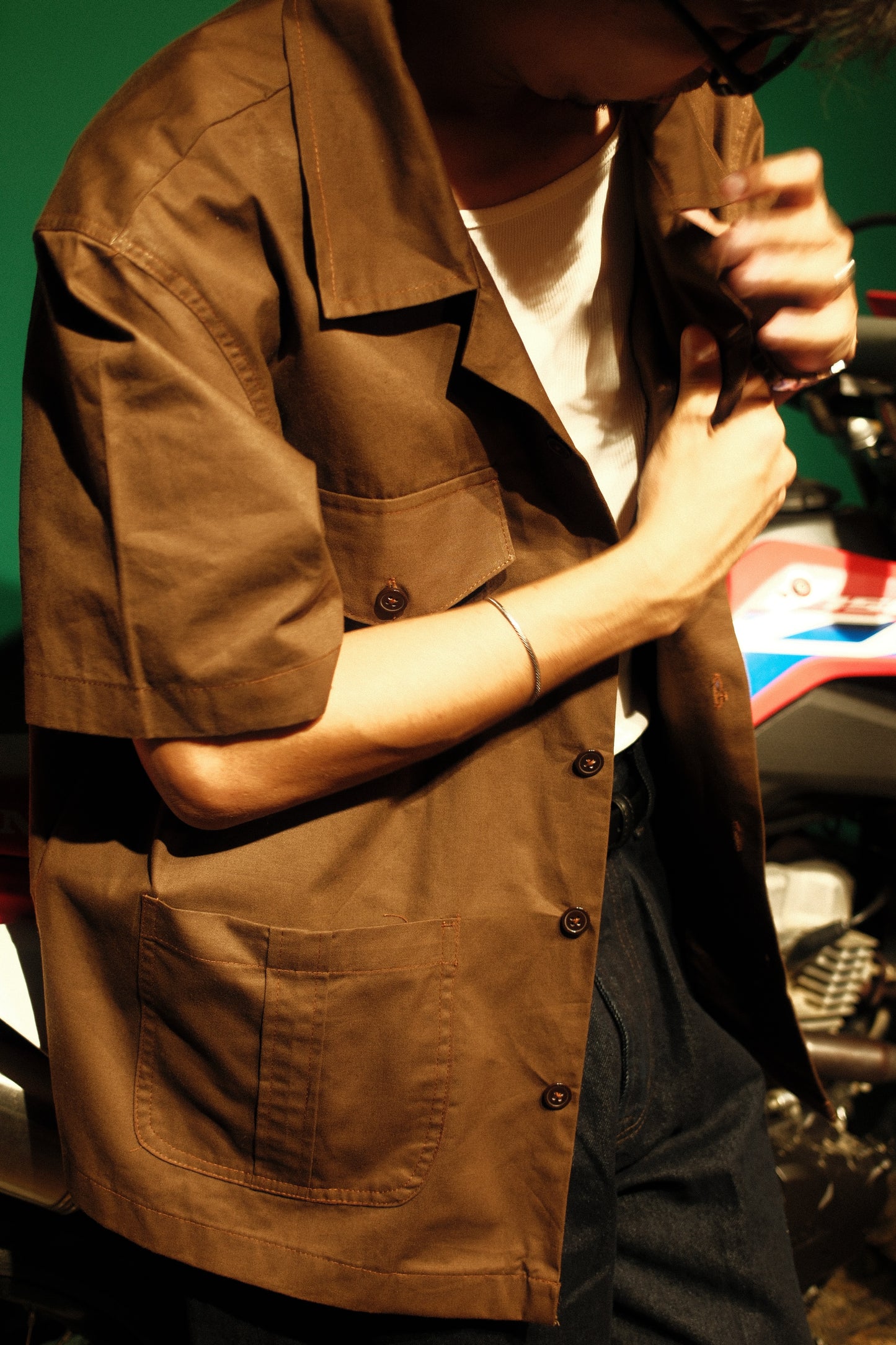 SAFARI FIELD SHIRT (BROWN)